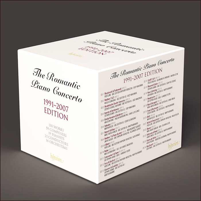 【16bit 44.1kHZ Flac】《The Hyperion Romantic Piano Concerto Edition 1991–2007》50CD套盒-PanHub