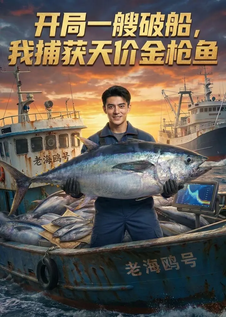 图片[1]-开局一艘破船我捕获天价金枪鱼 (49集) Ai短剧 | 短剧-PanHub