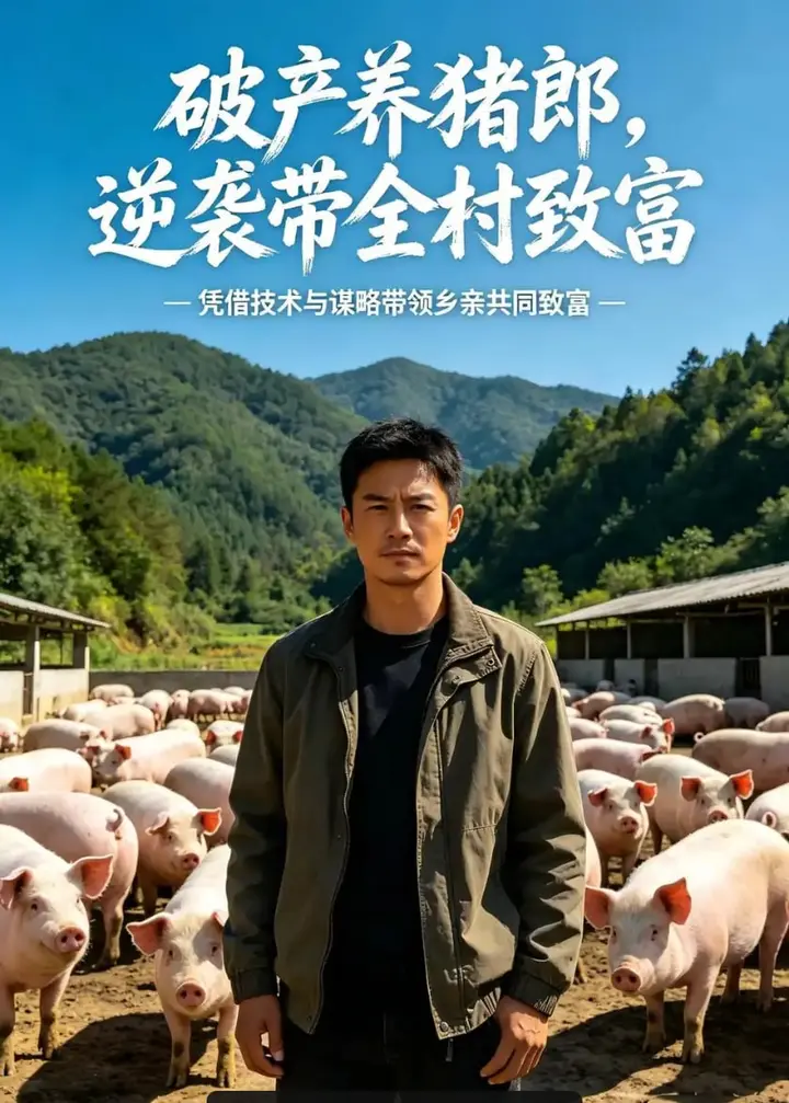 图片[1]-破产养猪郎，逆袭带全村致富（42 集）Ai短剧-PanHub