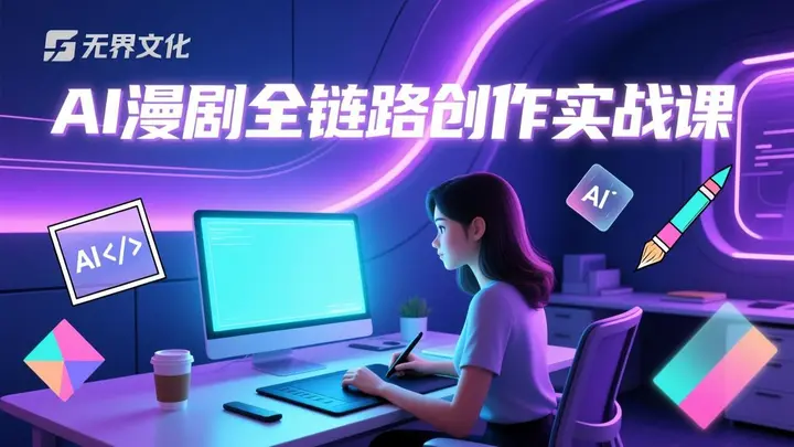 无界文化《AI漫剧全链路创作实战课》-千尺浪