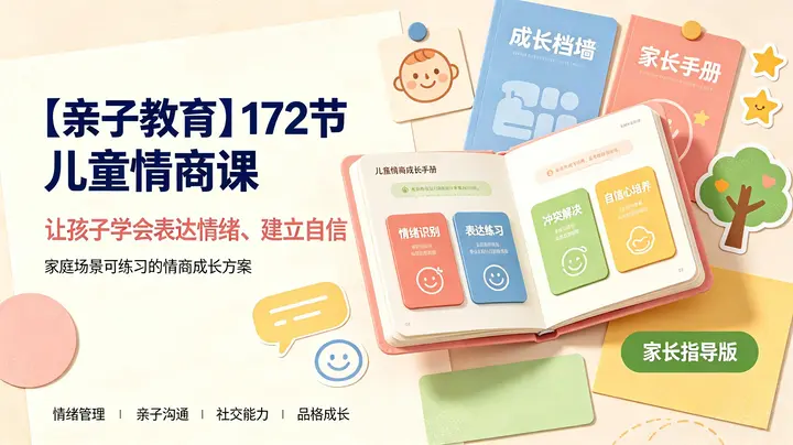 【亲子教育】172节 儿童情商课
