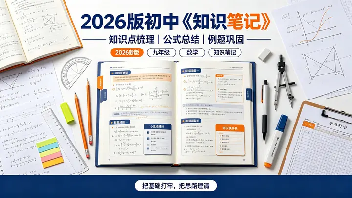 2026版初中《知识笔记》9年级（数学）