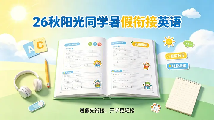 26秋阳光同学暑假衔接英语-千尺浪
