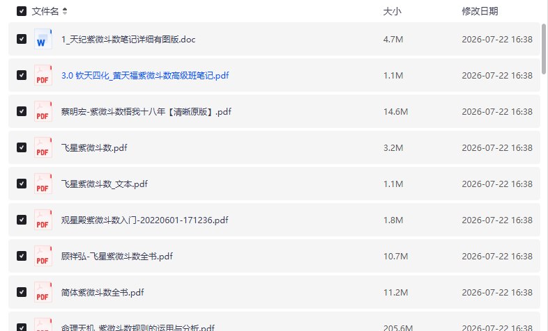 49本紫微斗数电子书 [传统文化]【学习资料】-千尺浪