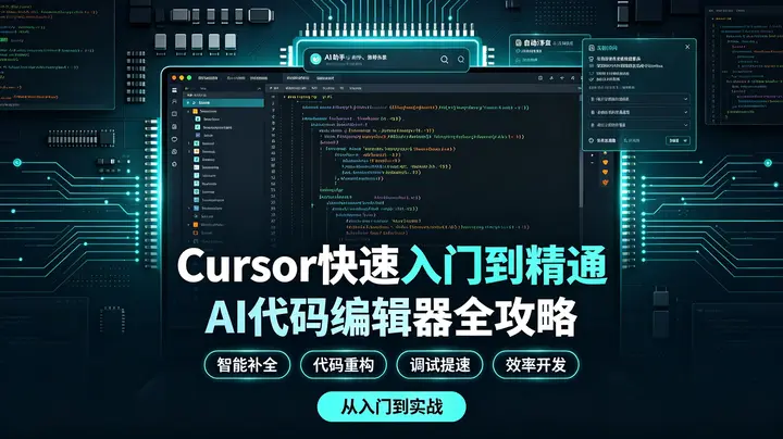 Cursor快速入门到精通，AI代码编辑器全攻略-千尺浪