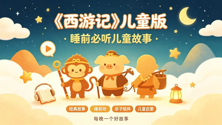 《西游记》儿童版（睡前必听儿童故事）-千尺浪