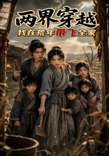 两界穿越，我在荒年带飞全家&两界穿越我在荒年带飞全家（61集）AI短剧-千尺浪