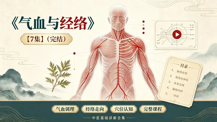 中医课程《气血与经络》【7集】（完结）-千尺浪