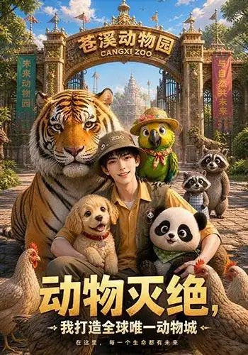 动物灭绝，我打造全球唯一动物城动物灭绝我打造全球唯一动物城（118集）AI短剧