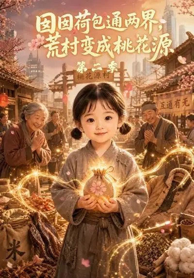 囡囡荷包通两界，荒村变成桃花源第二季&囡囡荷包通两界荒村变成桃花源第二季（21集）AI短剧-千尺浪