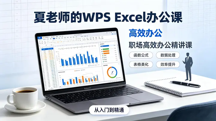 夏老师的WPS Excel办公课｜职场高效办公精讲课｜实操案例全覆盖-千尺浪