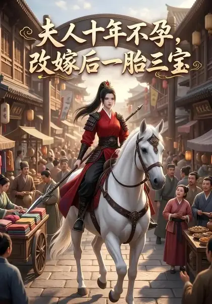 夫人十年，不孕改嫁后一胎三宝！&夫人十年不孕改嫁后一胎三宝（60集）AI短剧-千尺浪