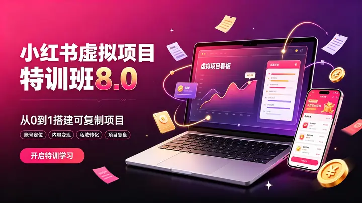 小红书虚拟项目特训班8.0-千尺浪