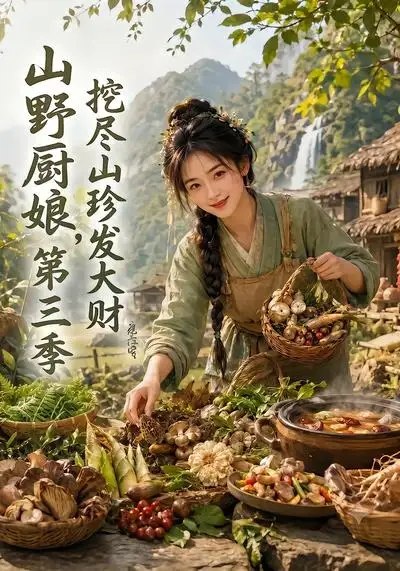 山野厨娘，挖尽山珍发大财,第三季山野厨娘挖尽山珍发大财第三季（90集）AI短剧