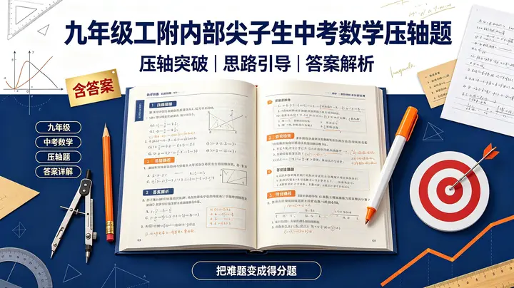 【九年级】工附内部尖子生中考数学压轴题含答案-千尺浪