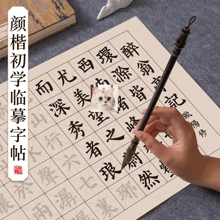 张志庆 颜楷教学【学习资料】-千尺浪