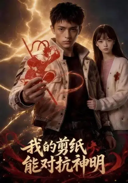 我的剪纸能对抗神明（43集）AI短剧-千尺浪