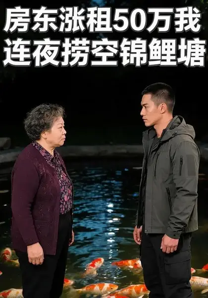 房东涨租50万我连夜捞空锦鲤塘（76集）AI短剧-千尺浪