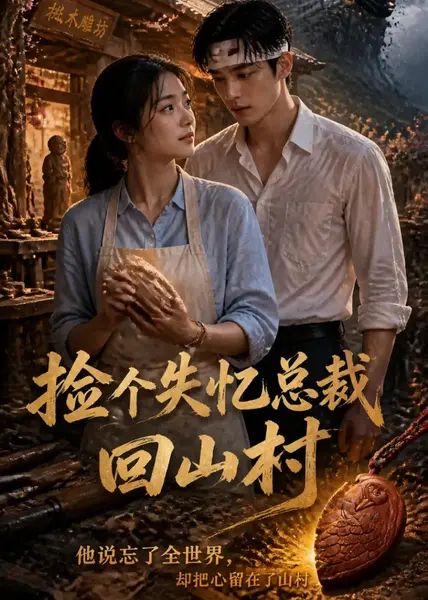 捡个失忆总裁回山村（14集）AI短剧-千尺浪