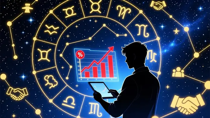 星座性格解析视频实操课，可撸伙伴计划+分成收益-千尺浪