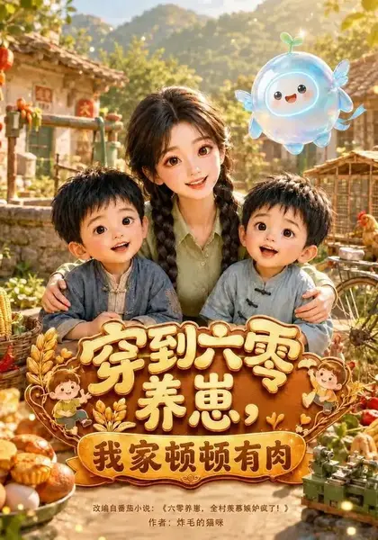 穿到六零养崽，我家顿顿有肉&穿到六零养崽我家顿顿有肉（100集）AI短剧-千尺浪