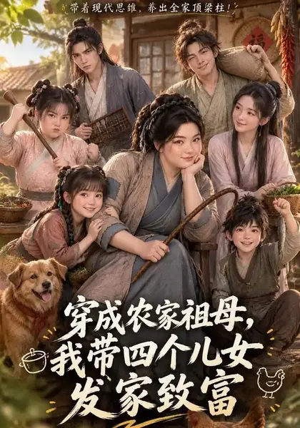 穿成农家祖母，我带四个儿女发家致富&穿成农家祖母我带四个儿女发家致富（139集）AI短剧-千尺浪