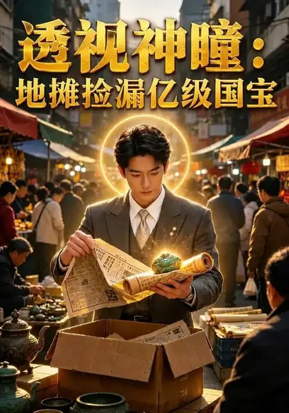 透视神瞳：地摊捡漏亿级国宝&透视神瞳地摊捡漏亿级国宝（45集）AI短剧-千尺浪