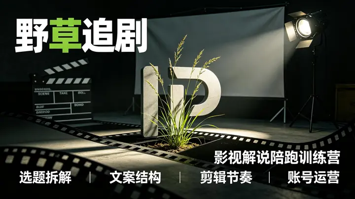 图片[1]-野草追剧：影视解说陪跑训练营-千尺浪