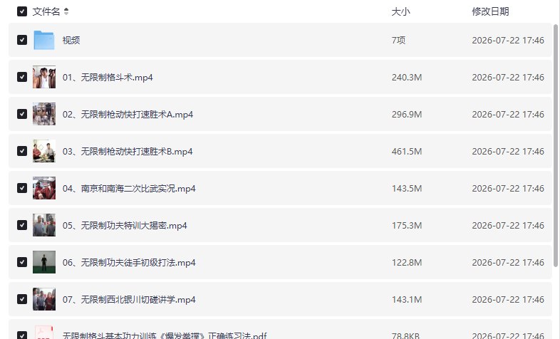 陈鹤皋无限制格斗 一切为了实战而练+训练视频【学习资料】-千尺浪