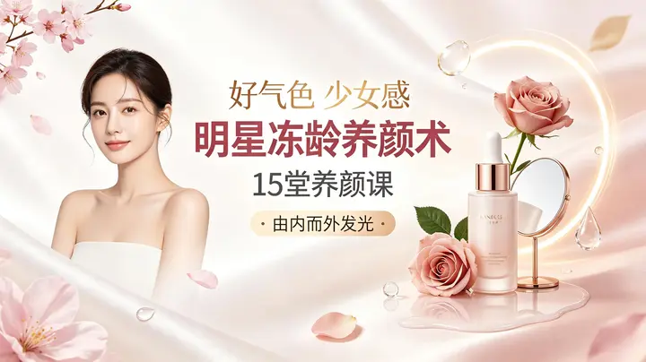 15堂明星冻龄养颜术，让你由内而外养出好气色，焕发少女感