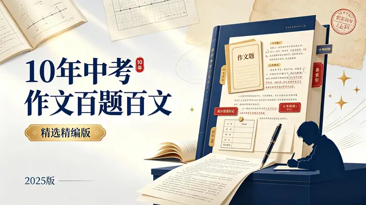 【初中】2025版《10年中考作文百题百文》精选精编版-千尺浪