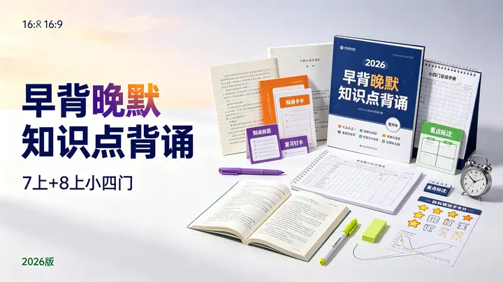 【7上+8上小四门】2026《早背晚默知识点背诵》小四门七&八上-千尺浪