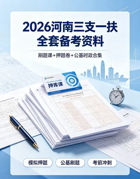 2026河南三支一扶全套备考资料-千尺浪