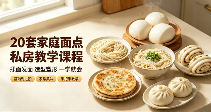 20套家庭面点私房教学课程