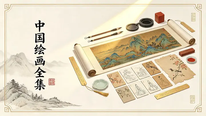 《中国绘画全集》｜国画艺术｜高清电子版-千尺浪