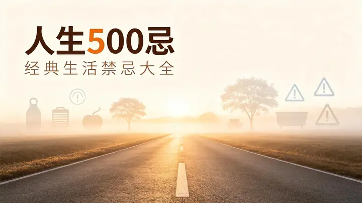 《人生500忌》：经典生活禁忌大全