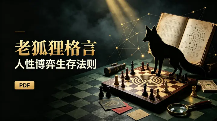 《老狐狸格言》：看透人性博弈生存法则[PDF]-千尺浪