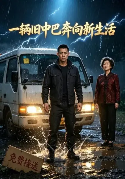 一辆旧中巴奔向新生活（82集）AI短剧