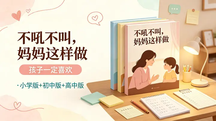 不吼不叫，妈妈这样做，孩子一定喜欢（套装三册）小学版+初中版+高中版-千尺浪