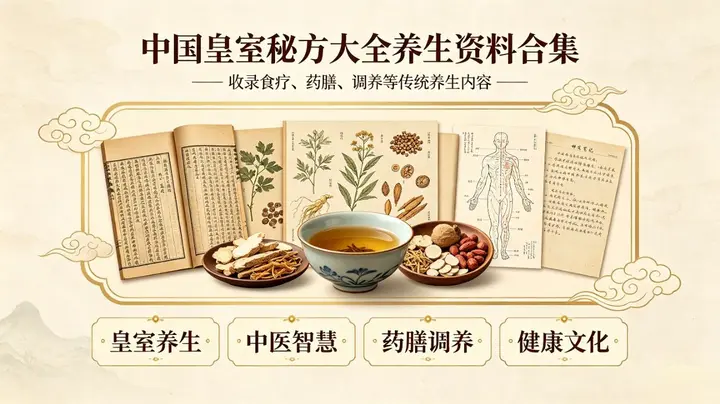 中国皇室秘方大全养生资料合集-千尺浪