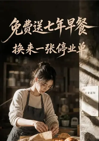 免费送七年早餐，换来一张停业单&免费送七年早餐换来一张停业单（50集）AI短剧-千尺浪