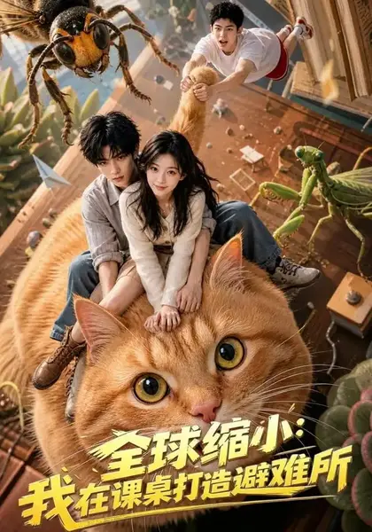 全球缩小：我在课桌打造避难所&全球缩小我在课桌打造避难所（80集）AI短剧-千尺浪