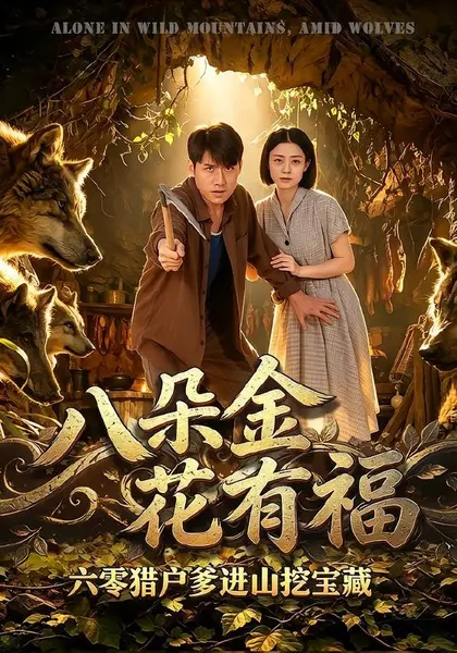 八朵金花有福，六零猎户爹进山挖宝藏（83集）张宇翔＆高岫楠＆|短剧-千尺浪