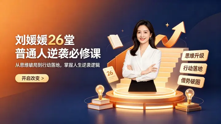 刘媛媛26堂普通人逆袭必修课