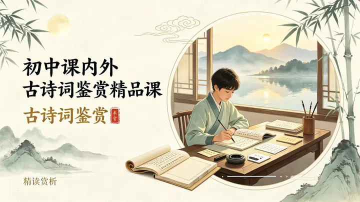 初中课内外古诗词鉴赏精品课-千尺浪
