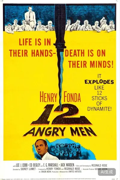 十二怒汉 1957 1080P 9.4分 西德尼·吕美特/亨利·方达-千尺浪