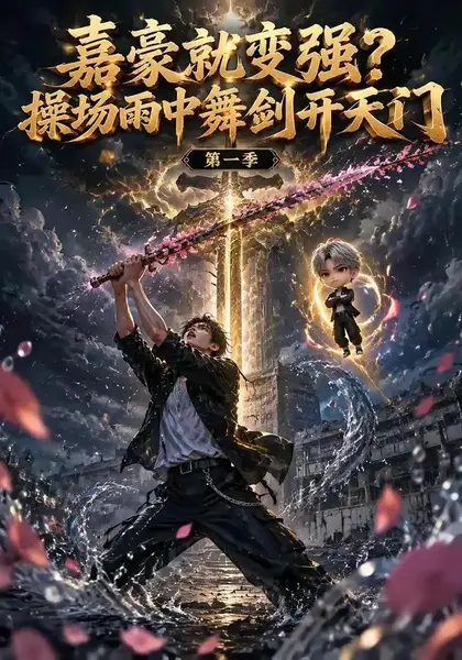 嘉豪就变强？操场雨中舞剑开天门第1季嘉豪就变强操场雨中舞剑开天门第1季（154集）AI短剧