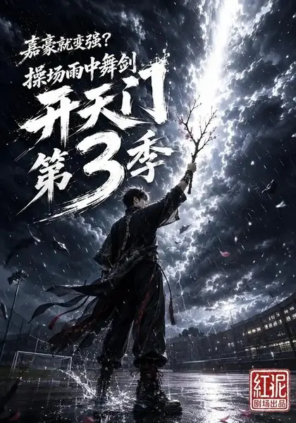 嘉豪就变强？操场雨中舞剑开天门第3季&嘉豪就变强操场雨中舞剑开天门第3季（146集） AI短剧-千尺浪