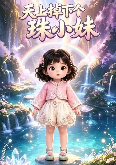 天上掉下个珠小妹（25集） AI短剧