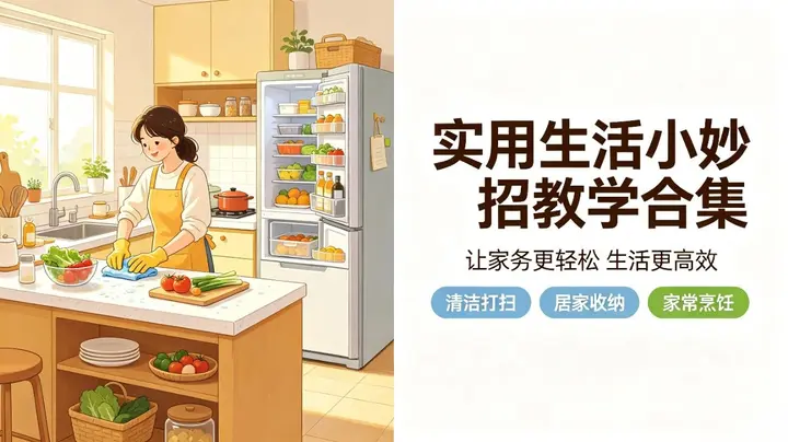 实用生活小妙招教学合集-千尺浪